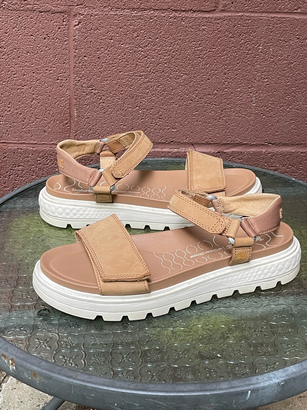 Timberland Ray City Ankle Strap Platform Sandals Size 10